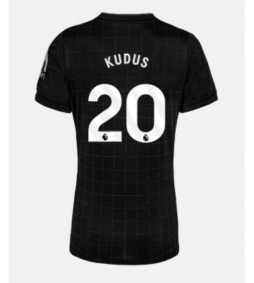 Tottenham Hotspur Mohammed Kudus #20 Replik Auswärtstrikot Damen 2025-26 Kurzarm